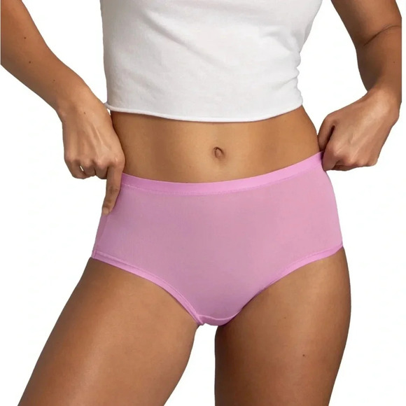 Fruit of the Loom Women's Getaway Collection, Cooling Mesh Brief Underwear - Picture 1 of 7